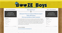 Desktop Screenshot of boozeboys.net